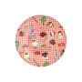 Melamine round plate - Red - Paris