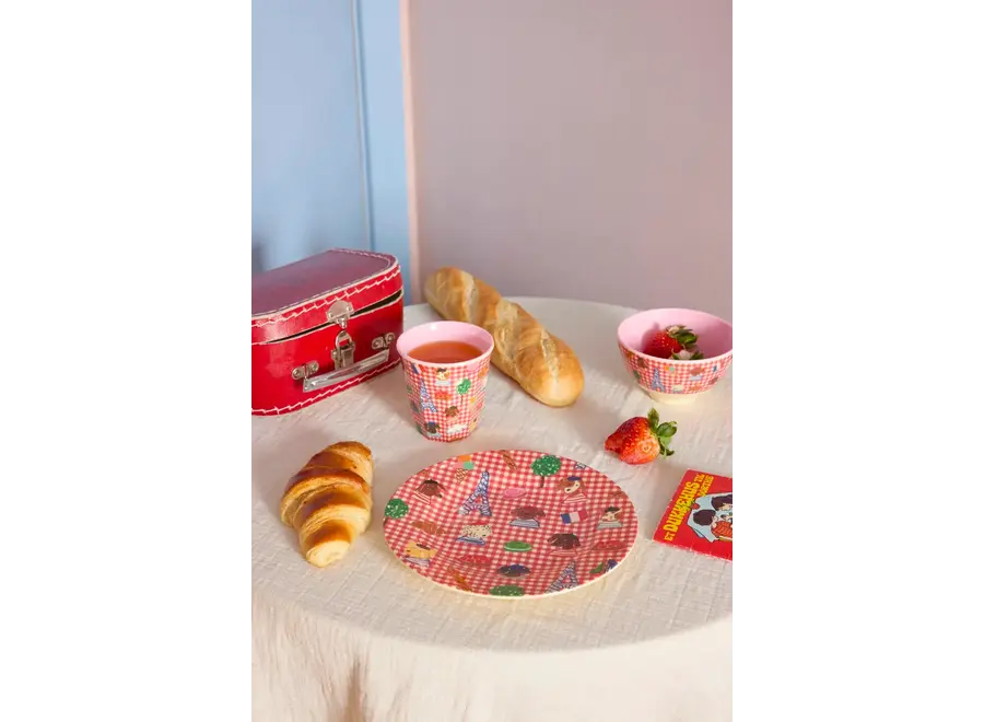 Melamine bowl small - Red - Paris (300ml)