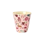 Melamine cup - Pink - ABC print