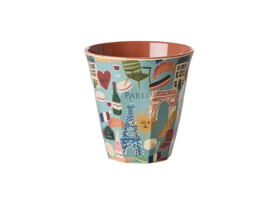 Melamine cup - Paris Mon amour print