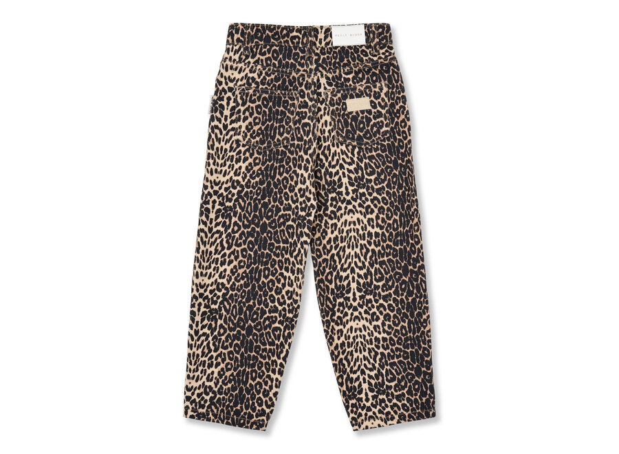 Ballon fit jeans - Leopard AOP