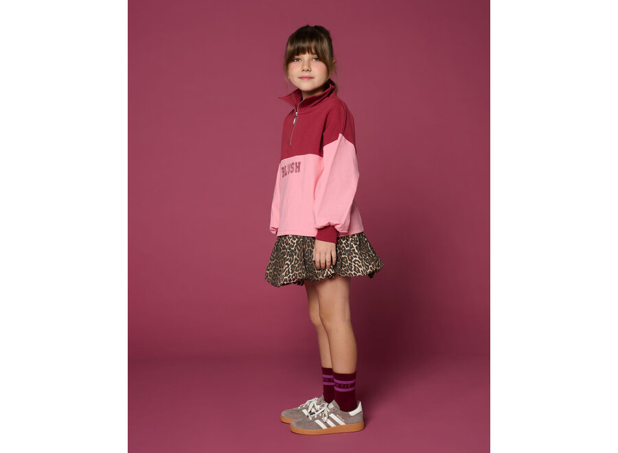 Ballon skirt - Leopard AOP