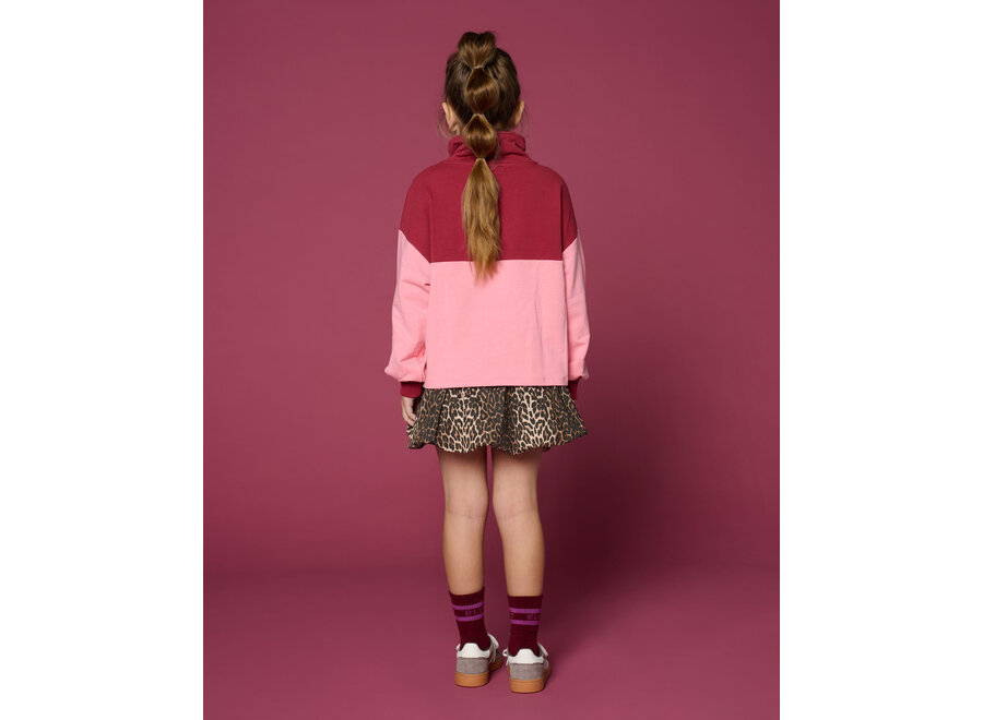 Ballon skirt - Leopard AOP