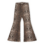 Bowie flared pants - Leopard AOP
