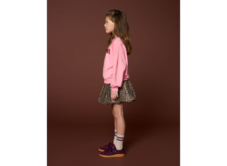 Easy sweater Bisous - Rose