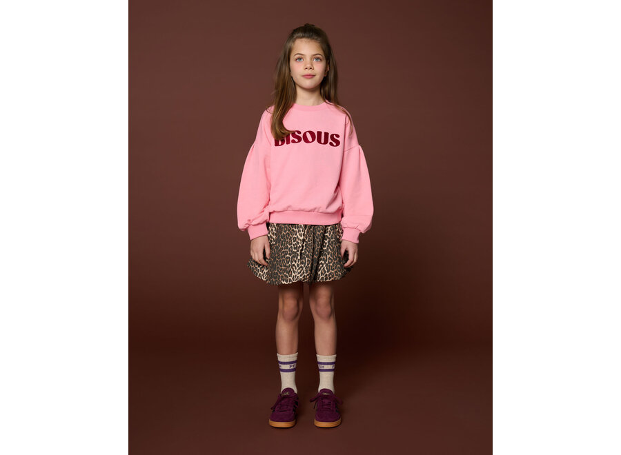 Easy sweater Bisous - Rose