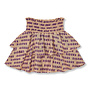 Mini smock skirt bisous - Cork/ purple