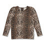 Puff sleeve top - Leopard AOP