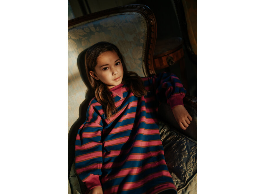 Sweater dress bisous - Stripe