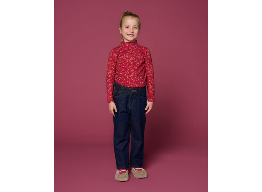 Turtle neck - Winter flower AOP