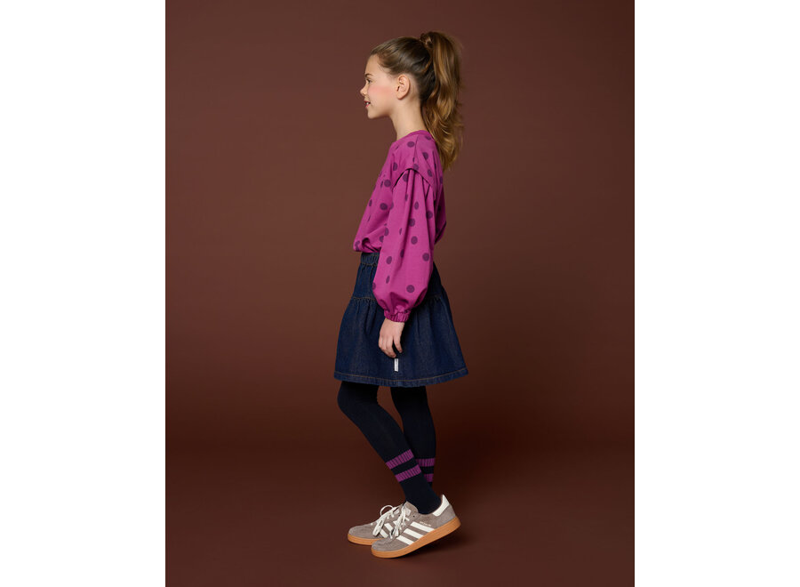 Tight stripes - Blue/ orchid