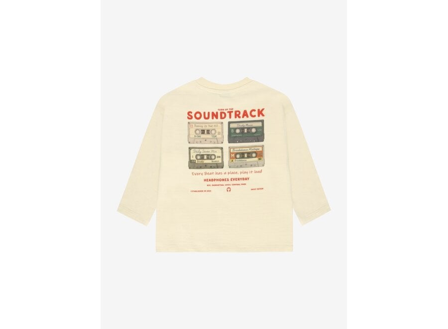 LS T-shirt backprint - Sandshell