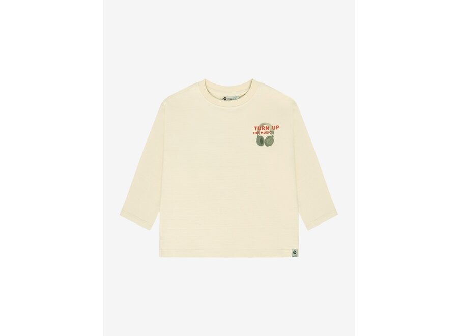 LS T-shirt backprint - Sandshell