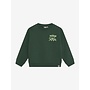 Oversized sweater backprint - Jungle green