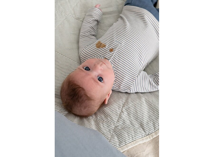 Rib LS gestreept - Breakfast buddy