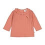 Pointelle rib LS - Forest garden/ roze