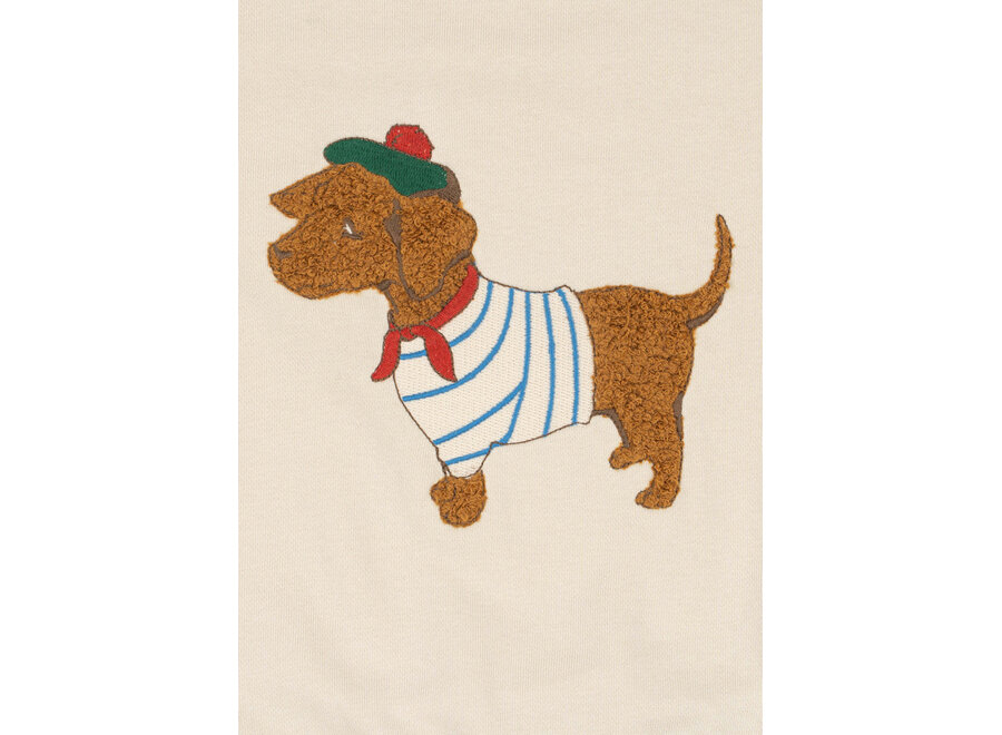 Spotty sweat shirt - Brown rice