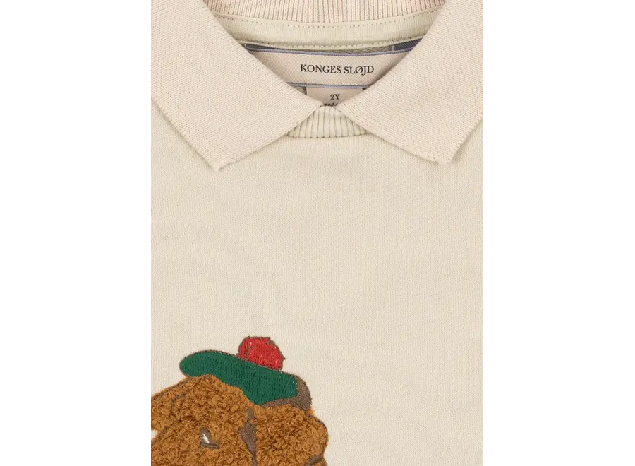 Spotty sweat shirt - Brown rice