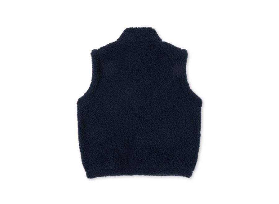 Jody solid teddy vest total eclipe
