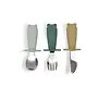 Bestekset silicone - Jade shades