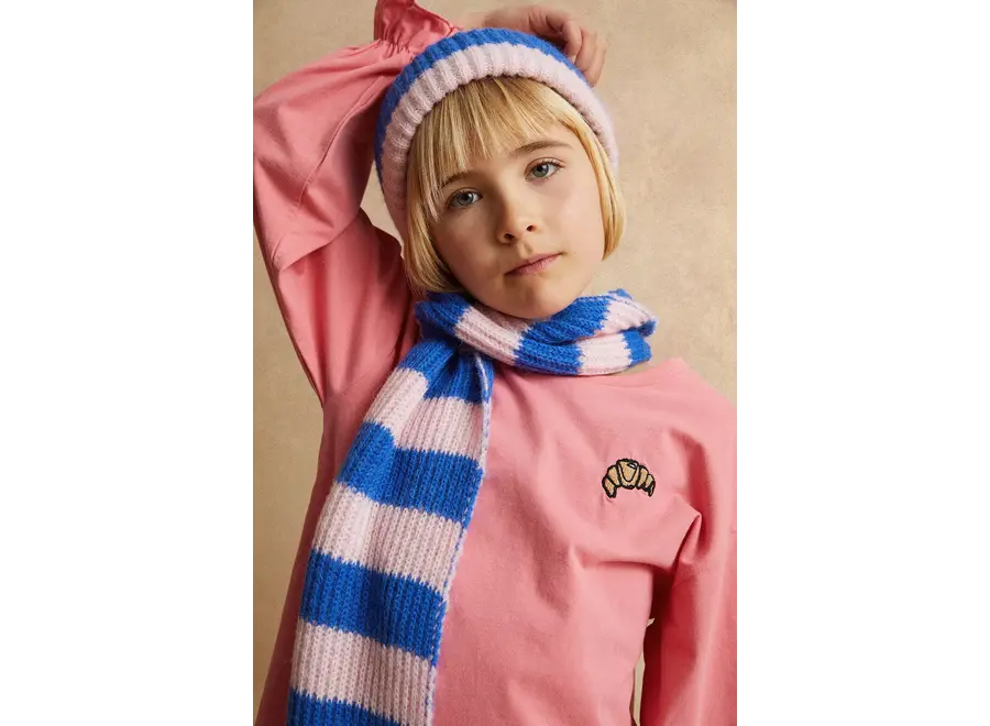 LS girls T-shirt Croissant - Bloom
