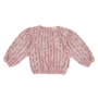 Puff balloon sequins jumper - Rose mauve