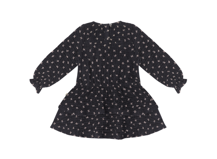 Ruffled dress - Petal sapphire