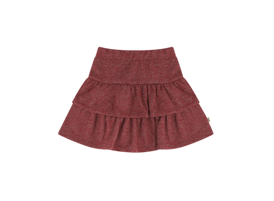 Ruffled skirt - Ruby sparkle