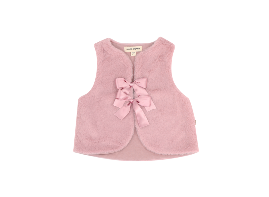 Soft fur bodywarmer - Mauveglow