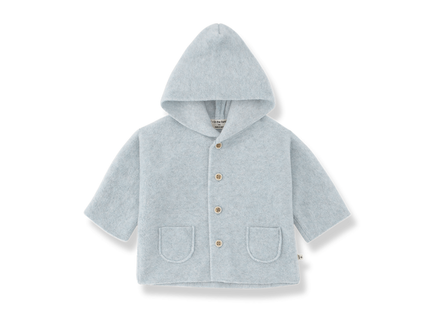 Menton hooded jacket - Ciel