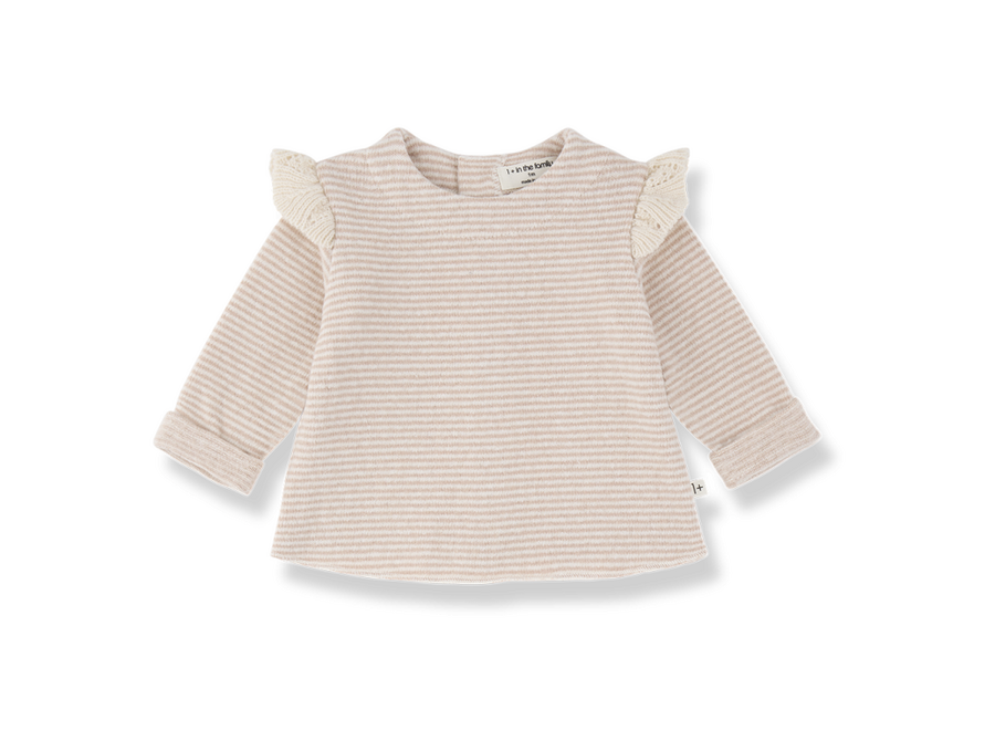 Annecy girls blouse - Nude