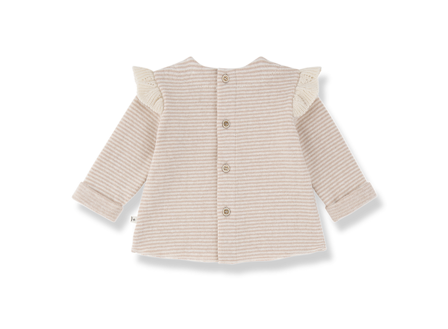 Annecy girls blouse - Nude