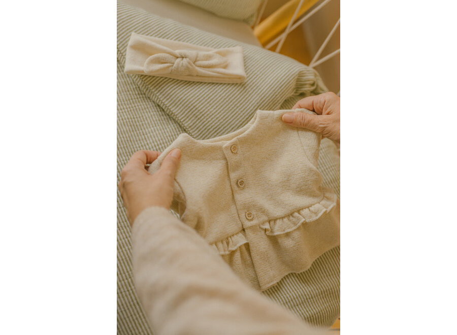 Dinan girly cardigan - Ecru