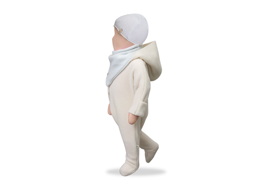 Biarritz hooded polar suit - Ecru