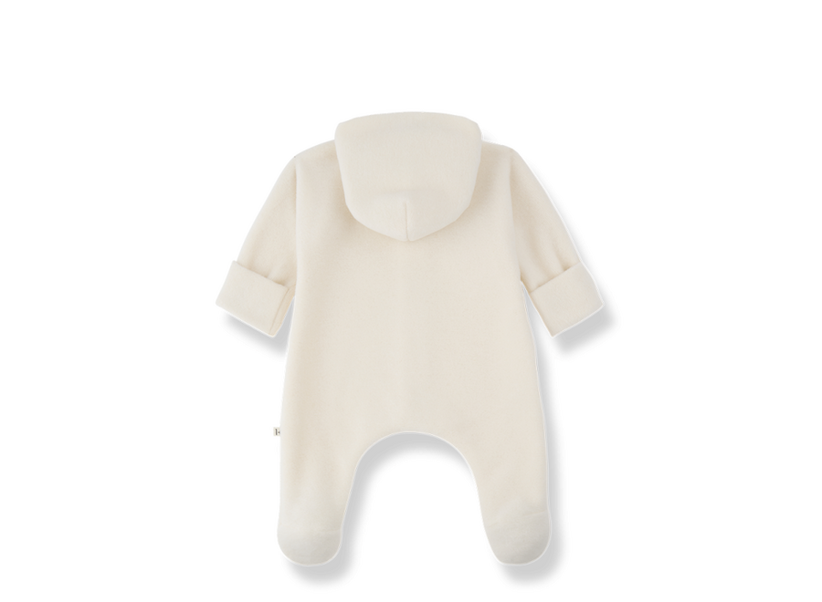 Biarritz hooded polar suit - Ecru