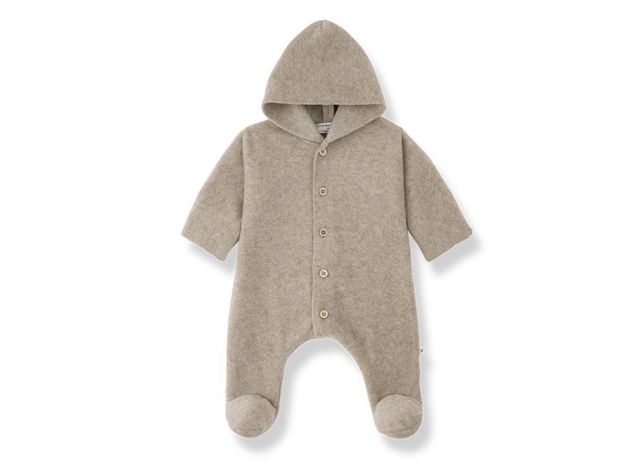 Biarritz hooded polar suit - Beige