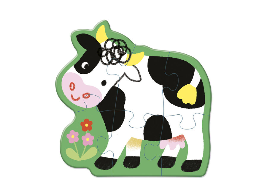 5 formaten puzzels - Boerderij