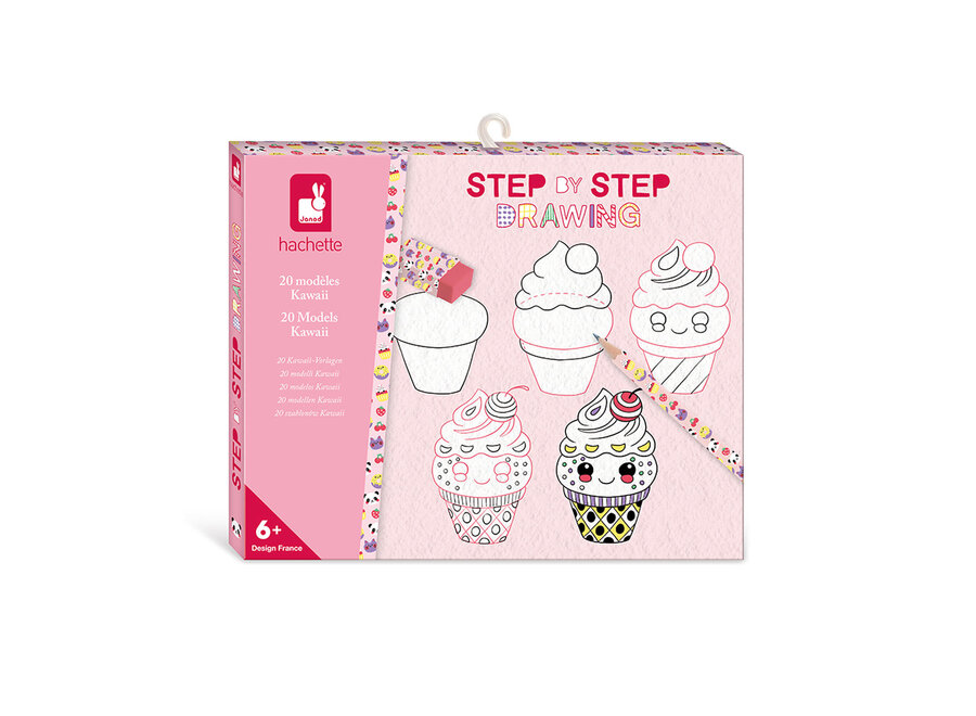 Step by step sjablonen - Kawaii