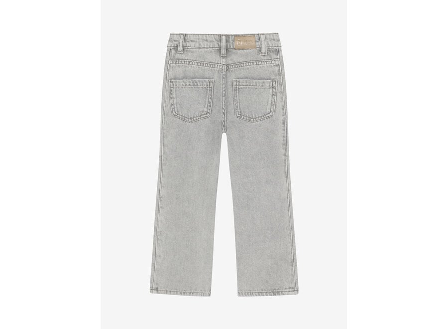 Denim wide fit embossing - Light grey
