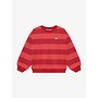 Oversized sweater big stripe - Rythmic red