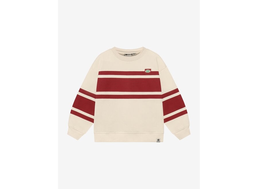 Oversized sweater brushed - Sandshell