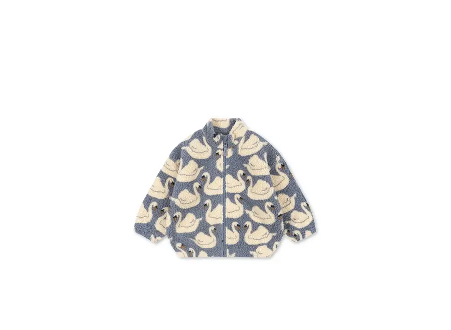 Jody teddy jacket - Swan
