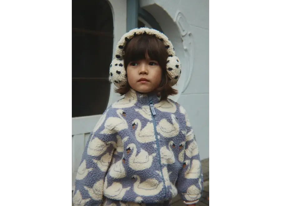 Jody teddy jacket - Swan