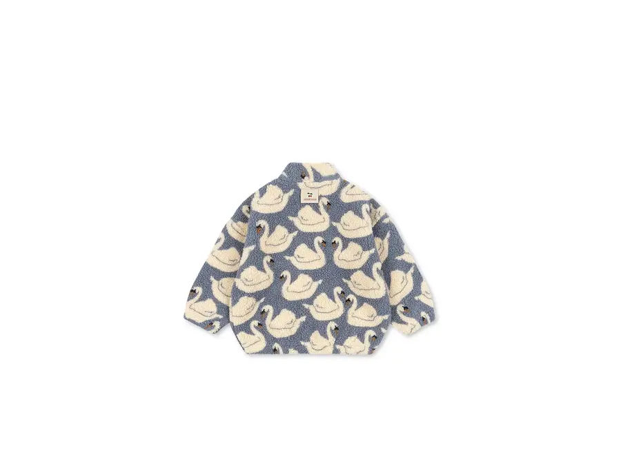 Jody teddy jacket - Swan