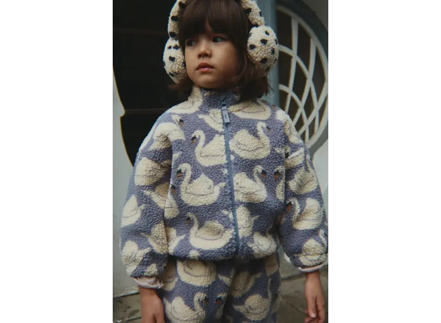 Jody teddy jacket - Swan