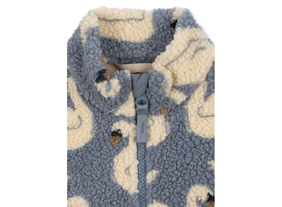 Jody teddy jacket - Swan