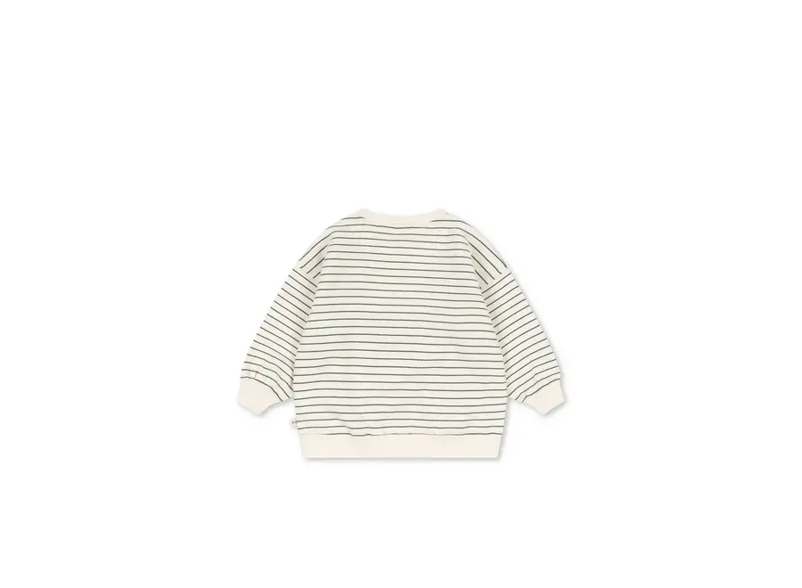 Amio sweat shirt - Cilantro stripe