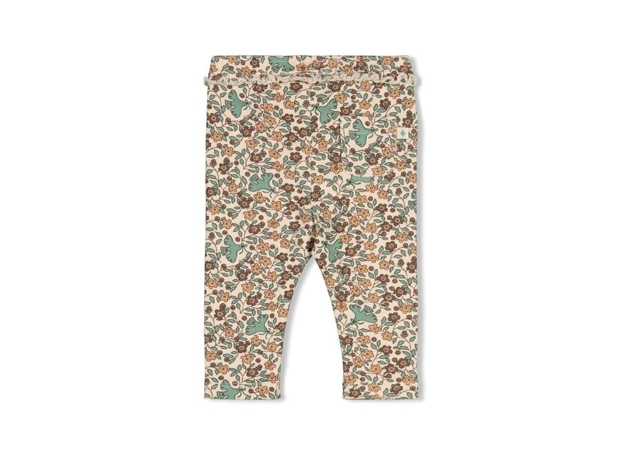 Legging rib AOP - Lucky bloombird