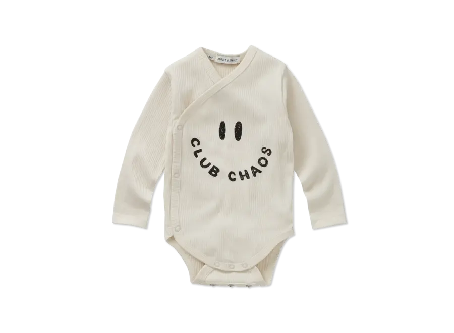 Rib romper Club chaos - Ivory