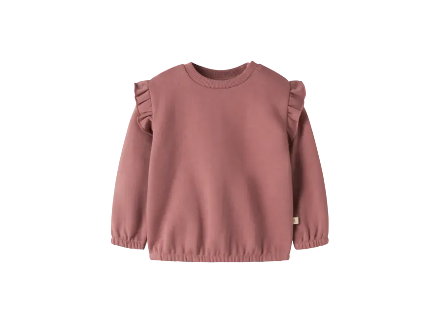 Kilano LS loose sweat - Withered rose
